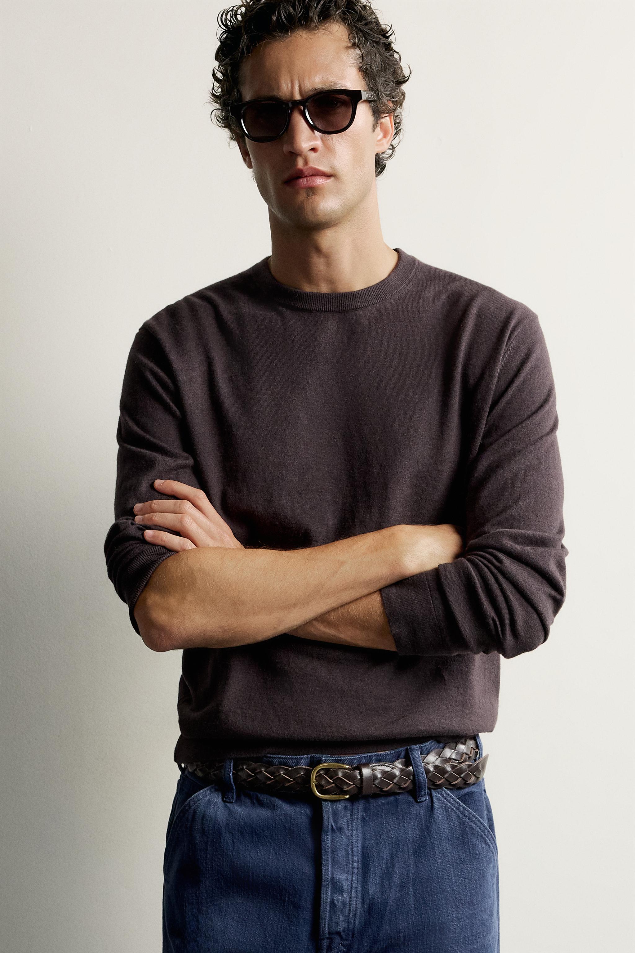 PULL REGULAR FIT COTON-CACHEMIRE
